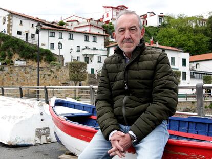 Anselmo Ardanza, presidente de la Asociación de vecinos del Puerto Viejo de Algorta, en Getxo (Bizkaia).