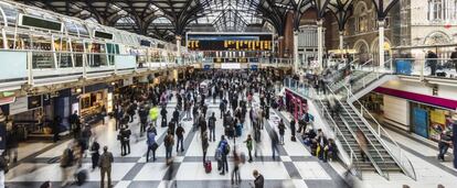 Estación de Liverpool Street en Londres.