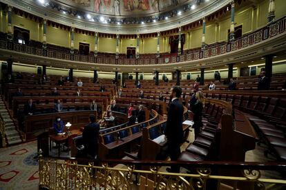 Sesión de control al Ejecutivo celebrada este miércoles en el Congreso en Madrid.