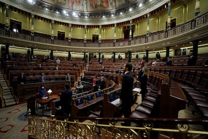 Sesión de control al Ejecutivo celebrada este miércoles en el Congreso en Madrid.