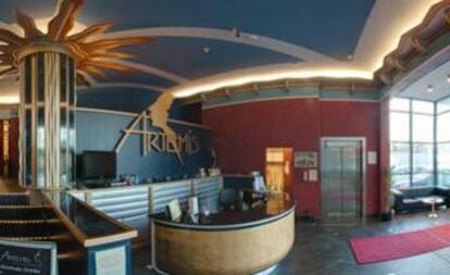 El interior del club Artemis, en una fotografía de su página web.
