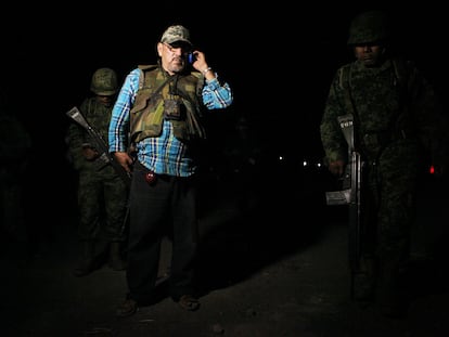 Hipólito Mora, excomandante de la Fuerza Rural de La Ruana.