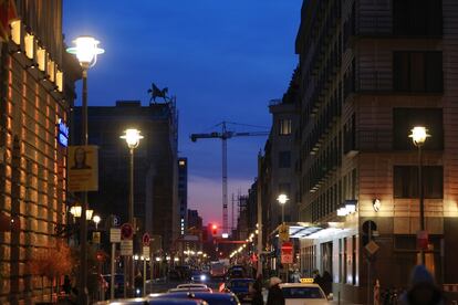 Una calle de Berlín, la semana pasada.