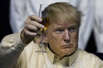 El presidente de Estados Unidos, Donald Trump, durante su visita a Filipinas.
