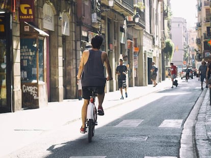 Dinamismo en las calles de Barcelona