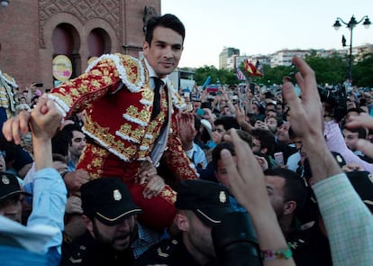 El torero salió a hombros por la puerta grande de la plaza de Las Ventas el pasado 1 de Junio.