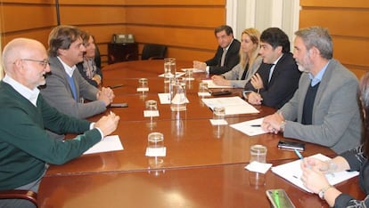 El alcalde de Fuenlabrada, Javier Ayala, se reúne con el consejero de Vivienda, David Pérez.
 
