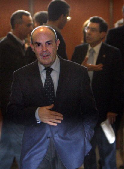 El magistrado José Flors la semana pasada en el TSJ.