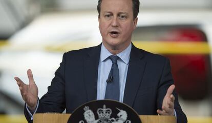 El primer ministro brit&aacute;nico, David Cameron.