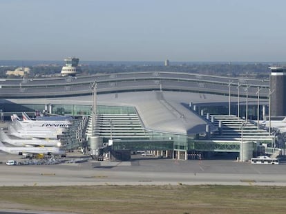 Vista del aeropuerto de Barcelona-El Prat.
