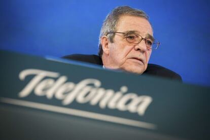 El presidente de Telefónica, César Alierta.