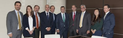 Los equipos de Valoriza Miner&iacute;a y Macquarie Capital se reunieron ayer en Madrid.