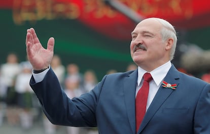 Alexander Lukashenko en el día de la independencia de Bielorrusia, el pasado 3 de julio en Minsk.