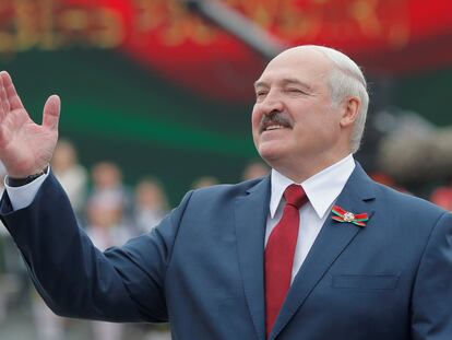 Alexander Lukashenko en el día de la independencia de Bielorrusia, el pasado 3 de julio en Minsk.