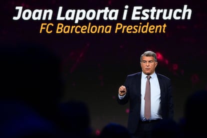 presidente del FC Barcelona, Joan Laporta