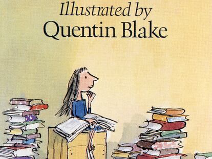 Portada de <i>Matilda</i>, de Roald Dahl, en edición de Jonathan Cape.