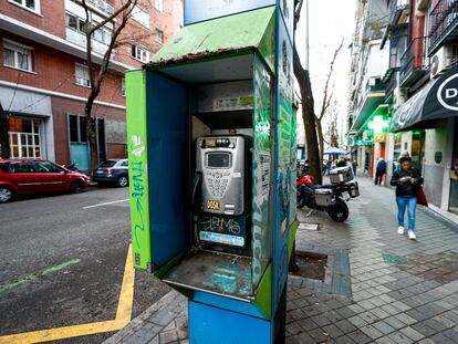 Una cabina telefónica, en una imagen de archivo.