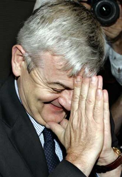 Joschka Fischer, tras conocer los resultados del domingo.