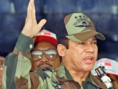 Manuel Antonio Noriega, en Ciudad de Panamá, en una foto de archivo