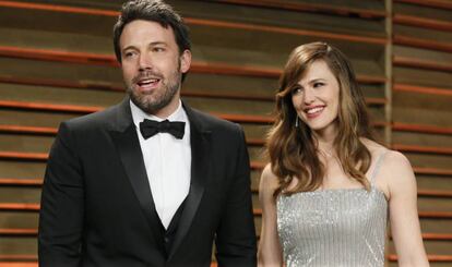 Los actores Ben Affleck y Jennifer Garner, en marzo de 2014.