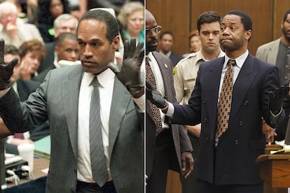 O.J. Simpson

Los Simpson, GTA, Padre de familia, SNL… La figura del exjugador de fútbol americano, declarado inocente de doble homicidio pero siempre sospechoso, ha sido parodiada hasta la saciedad en la cultura estadounidense tras un juicio que conmocionó al país. En 2017 consiguió la libertad condicional tras ser encarcelado durante años por diversos delitos, poco después de la interpretación que Cuba Gooding Jr. hizo de él en la alabada serie.