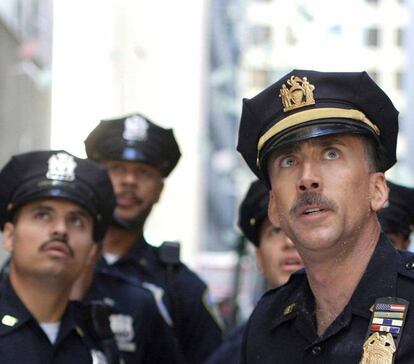 Nicolas Cage en 'World Trade Center', una película que demostró que cinco años eran pocos para separar una tragedia real y una tragedia cinematográfica. 