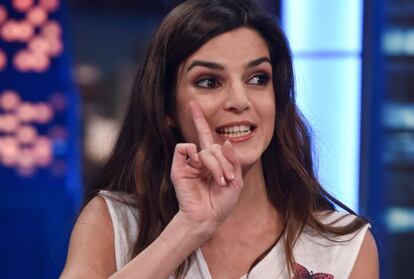 La actriz Clara Lago, durante su participaci&oacute;n en el programa &#039;El Hormiguero&#039;.