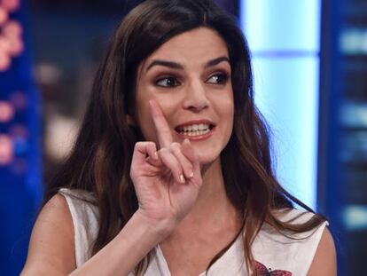 La actriz Clara Lago, durante su participaci&oacute;n en el programa &#039;El Hormiguero&#039;.