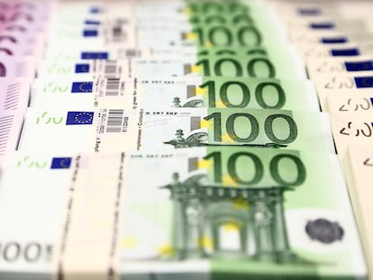 Billetes de euro.