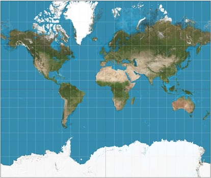Mapa de Mercator.