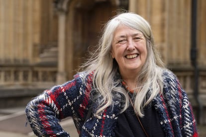 La escritora Mary Beard durante el festival literario Oxford Literary Festival, celebrado el pasado mes de abril en Inglaterra.