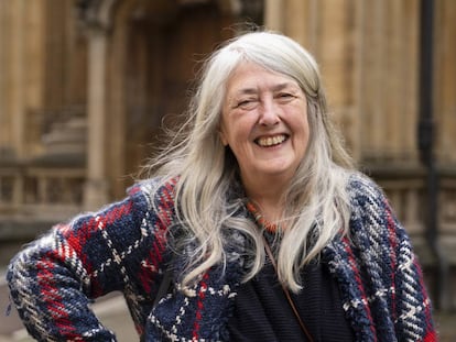 La escritora Mary Beard durante el festival literario Oxford Literary Festival, celebrado el pasado mes de abril en Inglaterra.