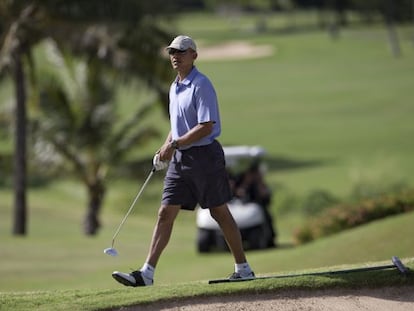 Barack Obama, en Honolulu, el 24 de diciembre.