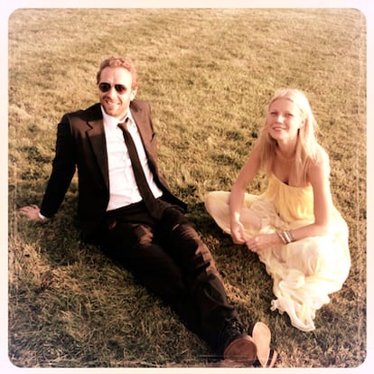 Imagen idílica con la que Gwyneth Paltrow y Chris Martin anunciaron su divorcio.