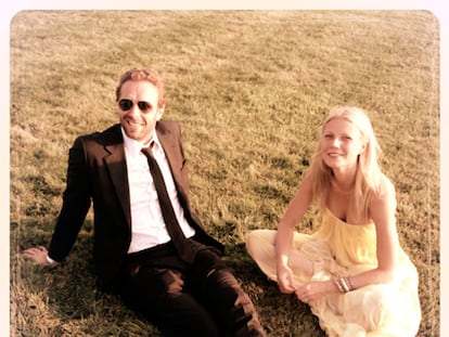 Imagen idílica con la que Gwyneth Paltrow y Chris Martin anunciaron su divorcio.