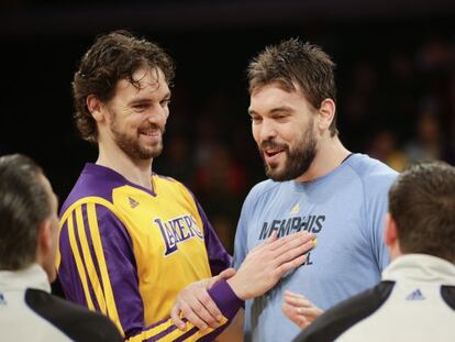 Pau i Marc Gasol.