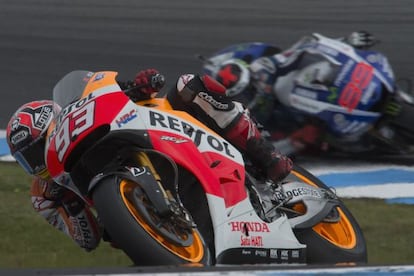 Marc Marquez al Gran Premi de Phillip Island, a Austr&agrave;lia. 