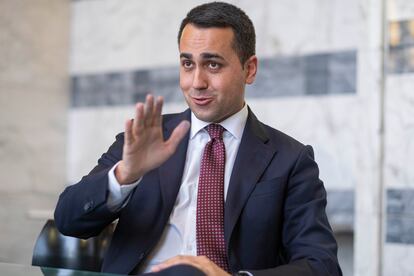 El ministro de Asuntos Exteriores Italiano, Luigi Di Maio.