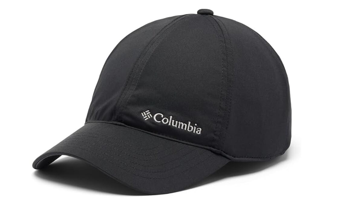Gorra de béisbol con protección SPF50, de Columbia.