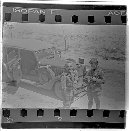 Members of the German army in Spain. 