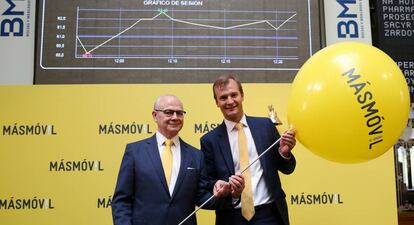 Estreno de MásMóivil en el mercado continuo.
