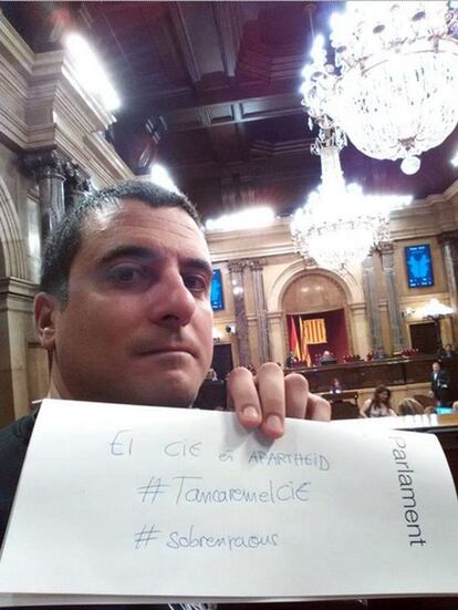 El diputat de la CUP al Parlament Quim Arrufat.