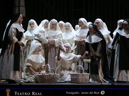 Una escena de Il Prigioniero/ Suor Angelica en el Teatro Real.