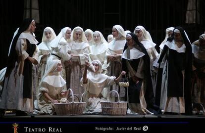 Una escena de Il Prigioniero/ Suor Angelica en el Teatro Real.