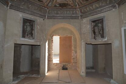 Una de las zonas restauradas del Palacio de la Alameda de Osuna.