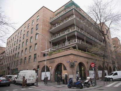 Fachada de la Casa de las Flores, donde se reunía la Generación del 27.