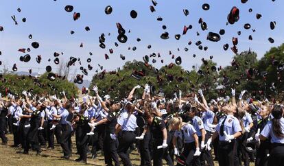 Una promoción de Mossos se gradúa tras siete años sin nuevas hornadas