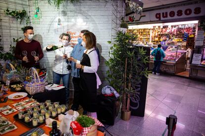 Presentación del Gastrofestival en el mercado de Antón Martín.