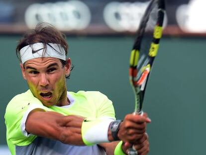 Nadal contra Young en el Abierto de Indian Wells,