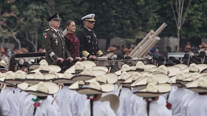 Desfile del 114 aniversario de la Revolución Mexicana, presidido por la presidenta Claudia Sheinbaum